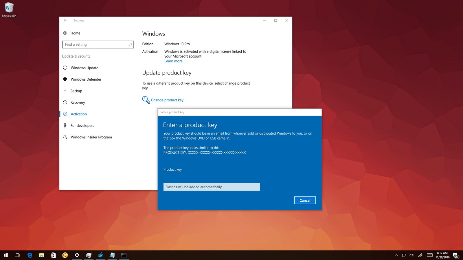 How To Change The Product Key On Windows Windows Central 1600x900 How To Change The Product Key On Windows Windows Central