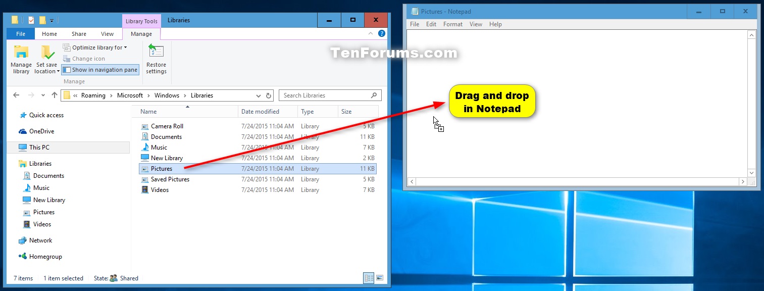 1513x576 Change Library Icon In Windows Tutorials