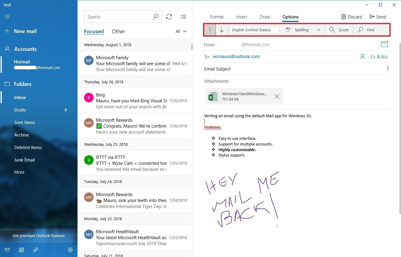 1345x864 How To Get Started With The Mail App On Windows Windows Central