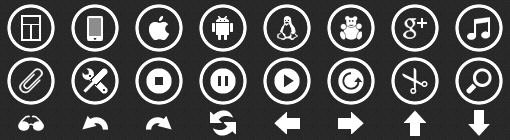 510x140 Free Metro Icons
