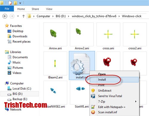 500x388 Installing Third Party Mouse Cursors In Windows