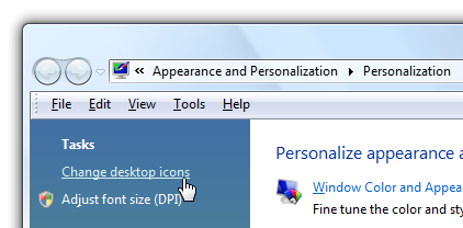 422x208 How To Display The Icon On The Desktop In Windows