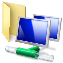 256x256 Create Network Connections Shortcut In Windows