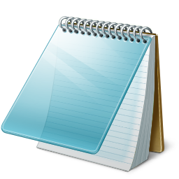 256x256 Windows Document Icon Notepad Images