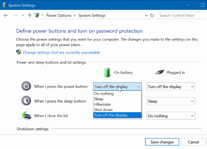 700x503 How To Change Power Button Settings In Windows