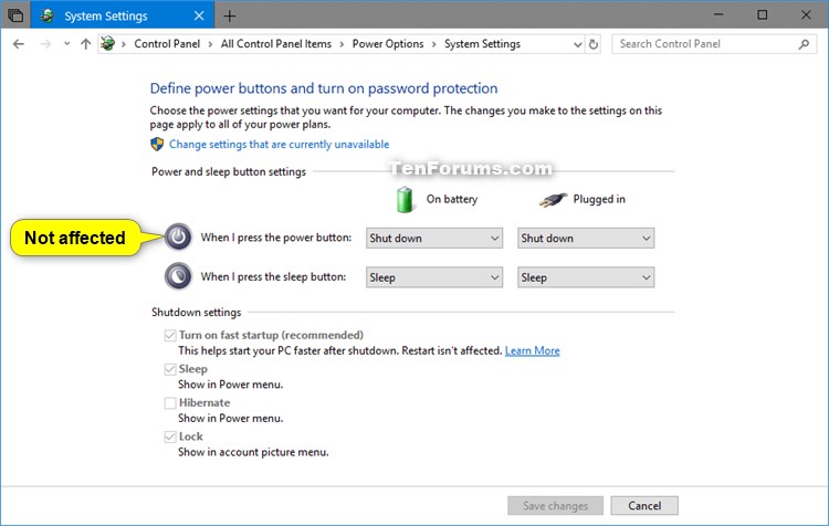 750x476 Add Or Remove Power Button Action From Power Options In Windows