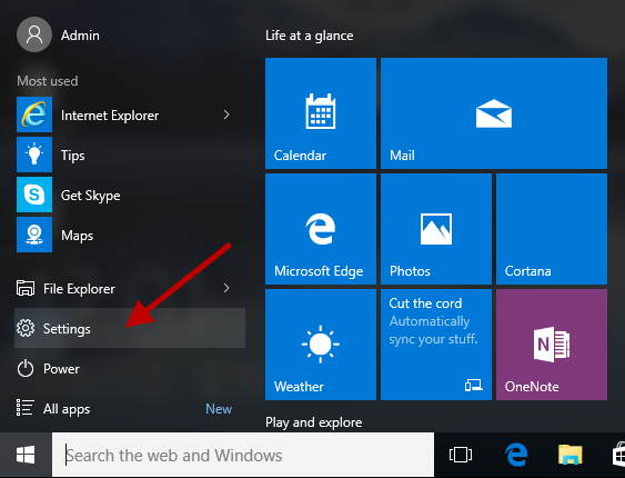 563x430 Fix Settings Icon Missing From Start Menu In Windows Isumsoft