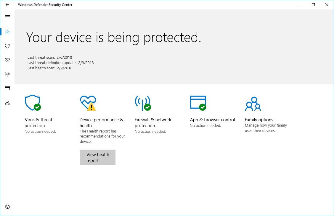 1128x732 Beginner's Guide To Windows Defender Security Center On Windows