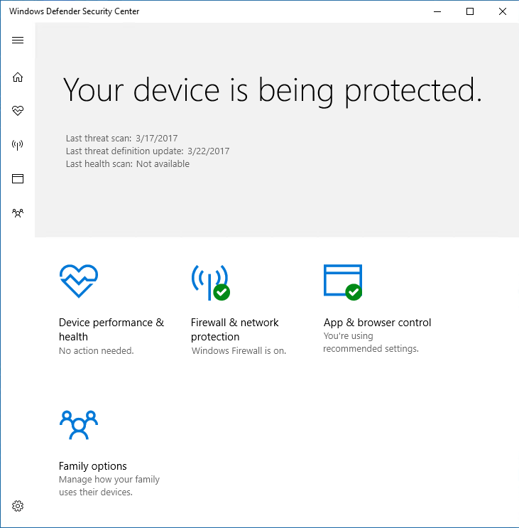 731x743 Hide The Windows Defender Antivirus Interface Microsoft Docs