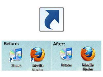 How To Change Or Remove Shortcut Arrow In Windows 400x300 How To Change Or Remove Shortcut Arrow In Windows