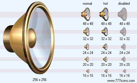 Volume Icon Image Windows Toolbar Icons 464x280 Volume Icon Image Windows Toolbar Icons
