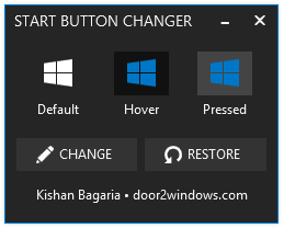 Windows Start Button Changer 259x208 Windows Start Button Changer