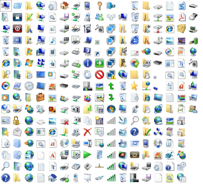 710x666 Vista Icons