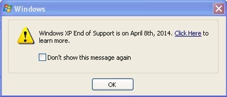 Microsoft To Get In Xp Users' Faces With One Last Warning 450x193 Microsoft To Get In Xp Users' Faces With One Last Warning
