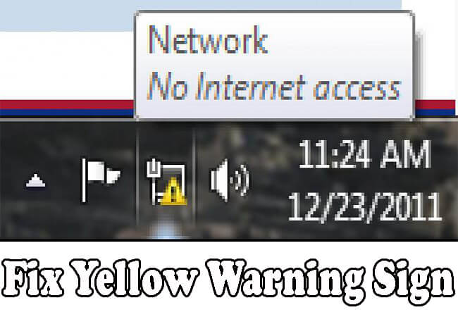 Windows Tips Disable The Yellow Warning Sign From The Network Icon 650x450 Windows Tips Disable The Yellow Warning Sign From The Network Icon