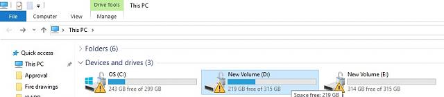 Yellow Triangle Warning Icon On C Drive, What Do I Do 640x140 Yellow Triangle Warning Icon On C Drive, What Do I Do