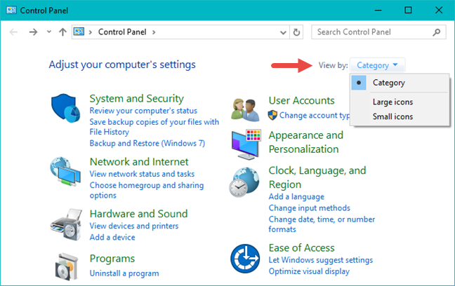 648x408 The Control Panel In Windows