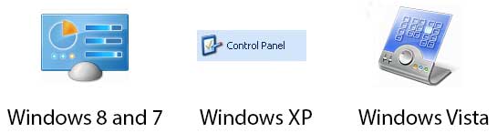 545x146 Difference In Control Panel In Various Popular Versions