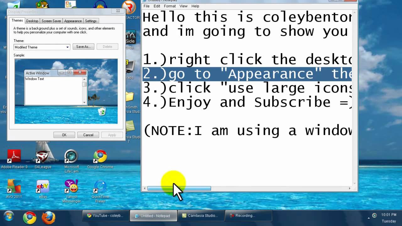 How To Make The Desktop Icons Bigger On Windows Xp 1280x720 How To Make The Desktop Icons Bigger On Windows Xp