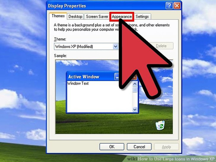 How To Use Large Icons In Windows Xp Steps 728x546 How To Use Large Icons In Windows Xp Steps