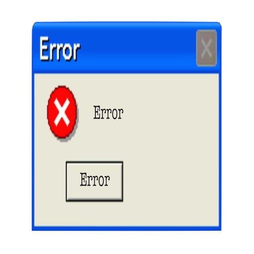 Windows xp error icon