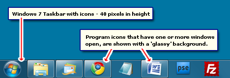 Decrease Size Of Icons In Windows Taskbar 468x159 Decrease Size Of Icons In Windows Taskbar