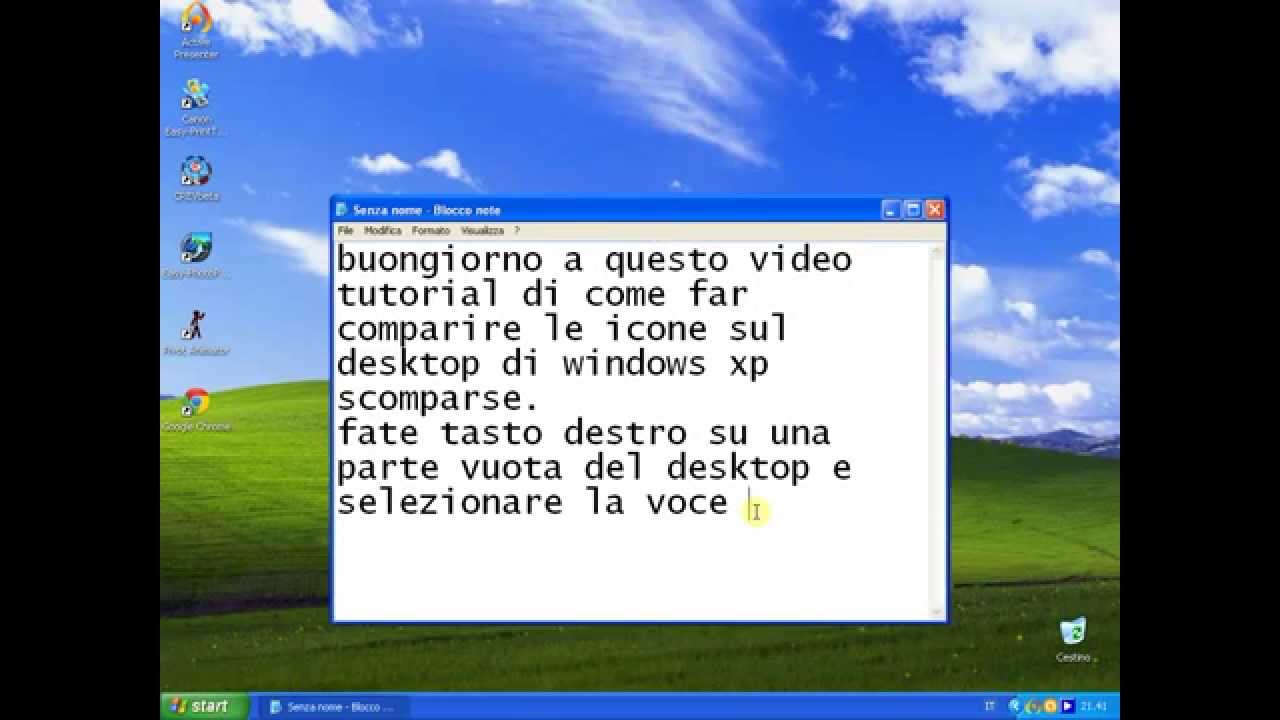 1280x720 Far Comparire Icone Scomparse