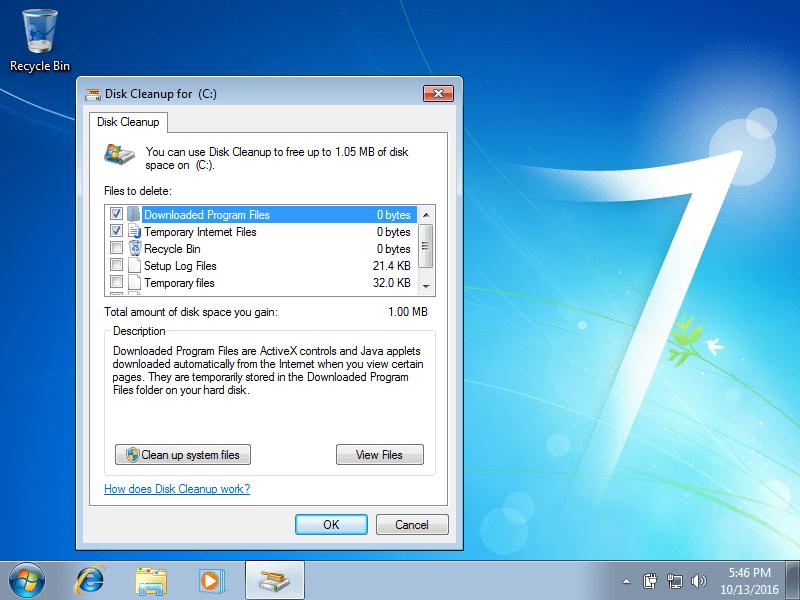 800x600 Disk Cleanup Guide For Windows Xp, Vista