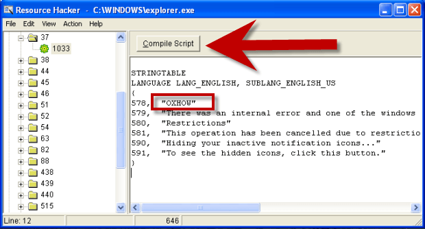 620x334 How To Change Windows Xp Start Button Text And Style