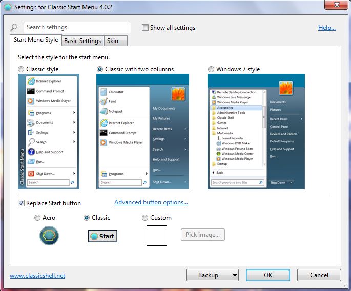 685x568 How To Get Windows Xp Start Menu On Vista