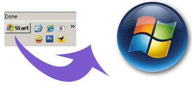 Windows Xp Start Button Icon at Vectorified.com | Collection of Windows ...