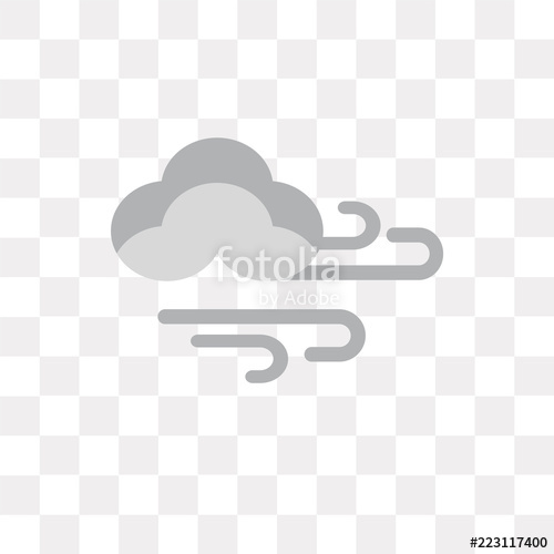 500x500 Windy Icon On Transparent Background Modern Icons Vector