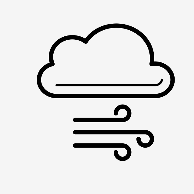 640x640 Windy Weather, Gale, Weather Icon, Flat Ui Png Transparent Clipart