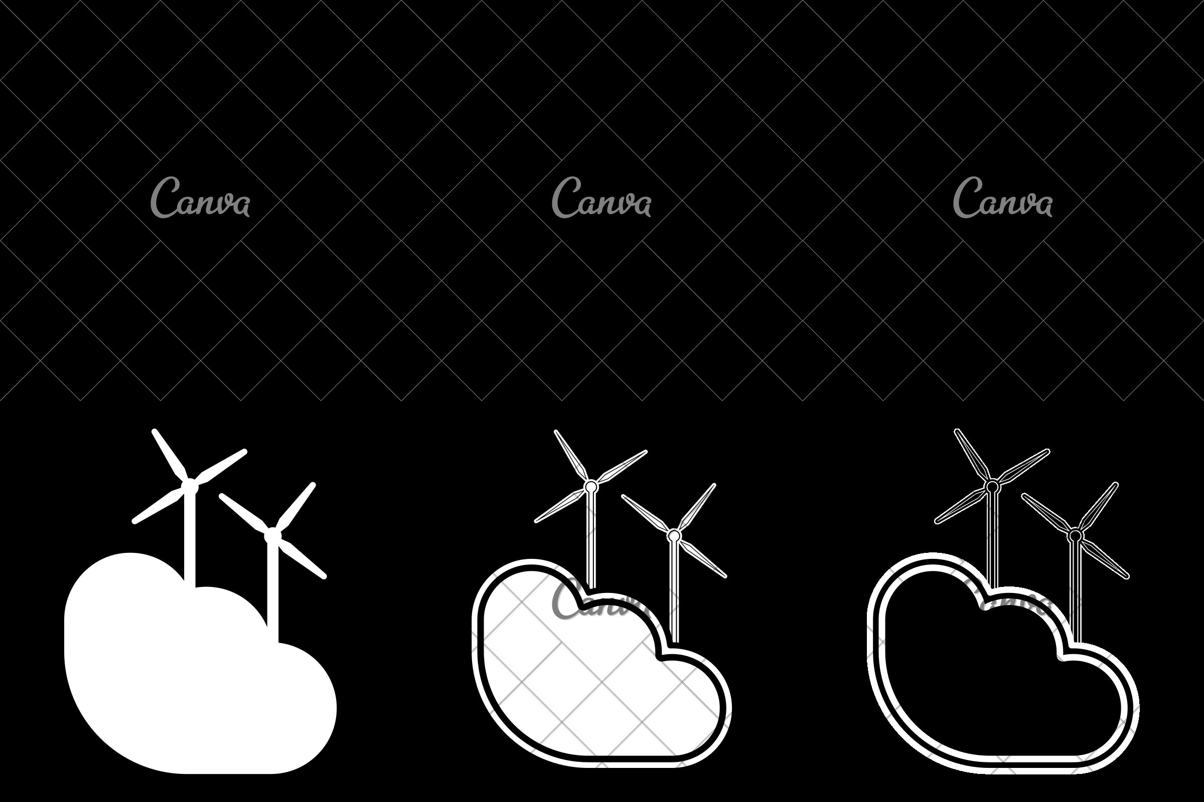 2400x1600 Isolated Windy Weather Icon