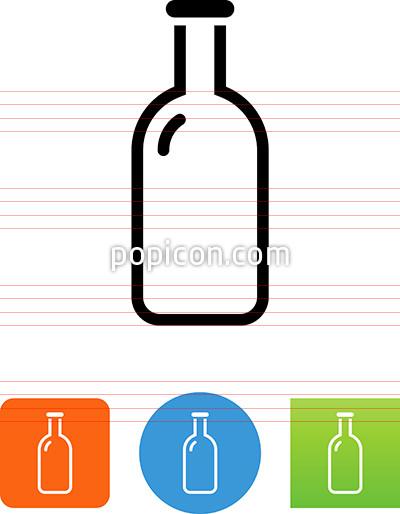 400x514 Transparent Wine Bottle Icon