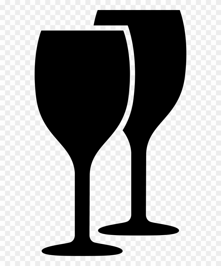 880x1060 Wine Glasses Black Couple Png Icon Free Download