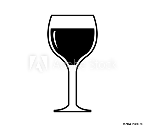 500x438 Wine Glass Icon