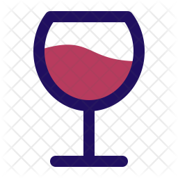 Wine Icon Of Colored Outline Style 256x256 Wine Icon Of Colored Outline Style