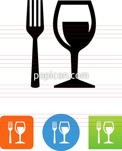 Food And Wine Icon 400x495 Food And Wine Icon