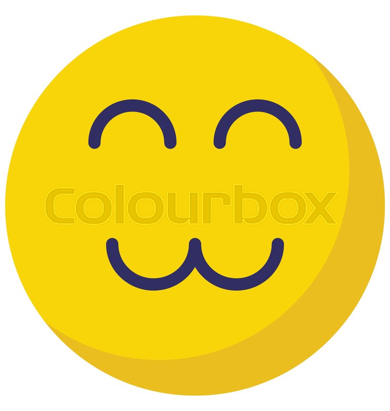 760x800 Wink, Emoticons Vector Isolated Icon Stock Vector Colourbox