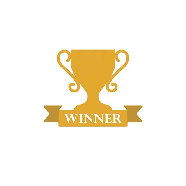 640x640 Trophy Award Winner Icon Vector Illustration Template, Success