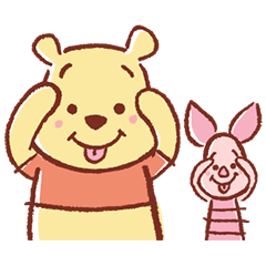 240x240 Pooh And Piglet Line Stickers Line Store
