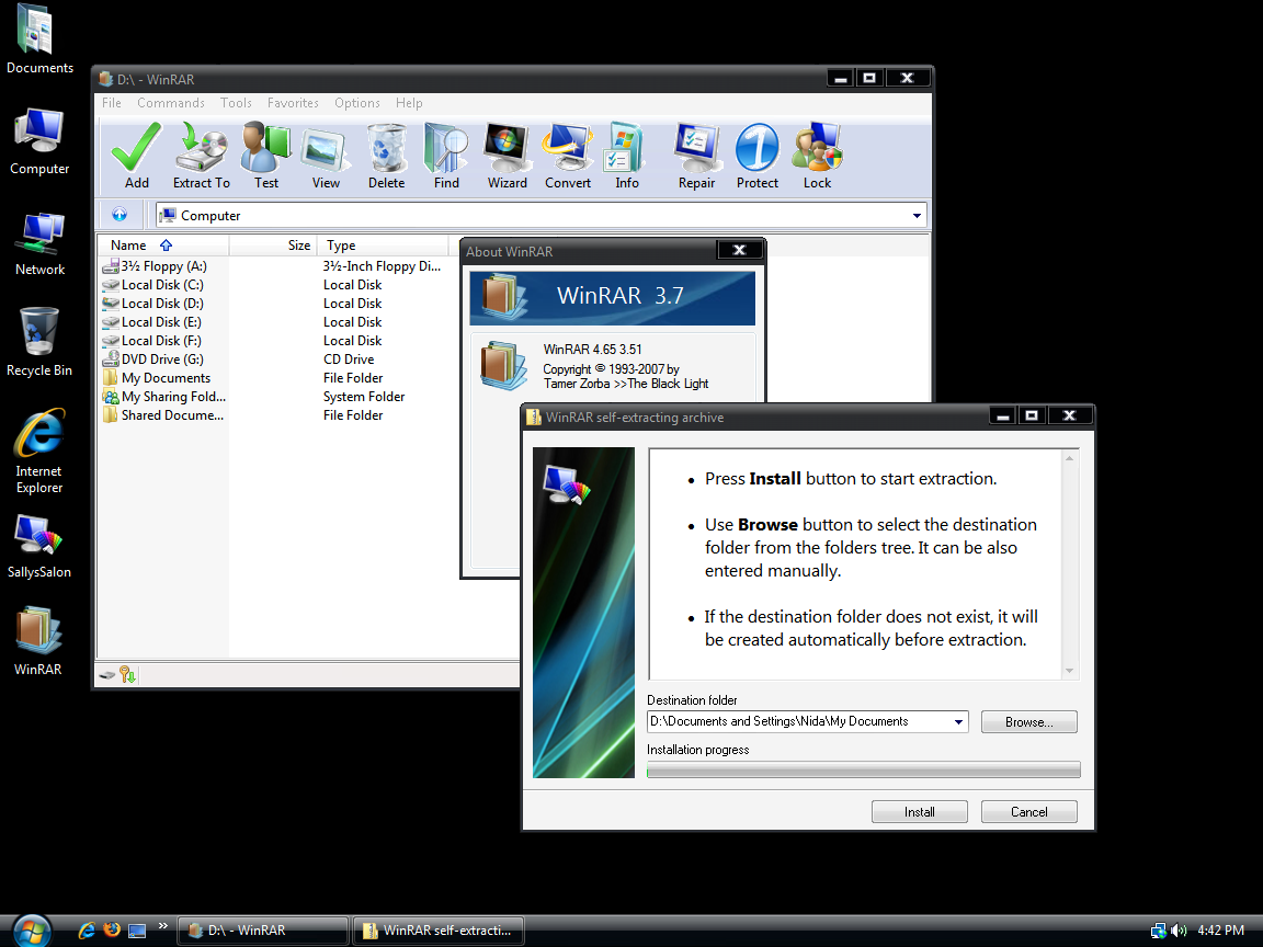 1152x864 Spiceup Vista Theme For Winrar