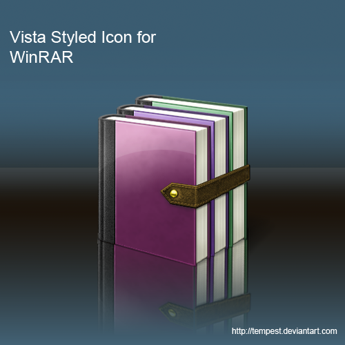 500x500 Vista Styled Icon For Winrar
