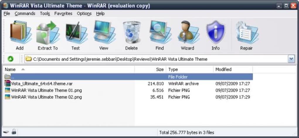 1020x471 Winrar Vista Ultimate Theme