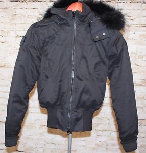 286x300 Numero Icon Collection Black Winter Down Jacket Coat Snap Fur Hood
