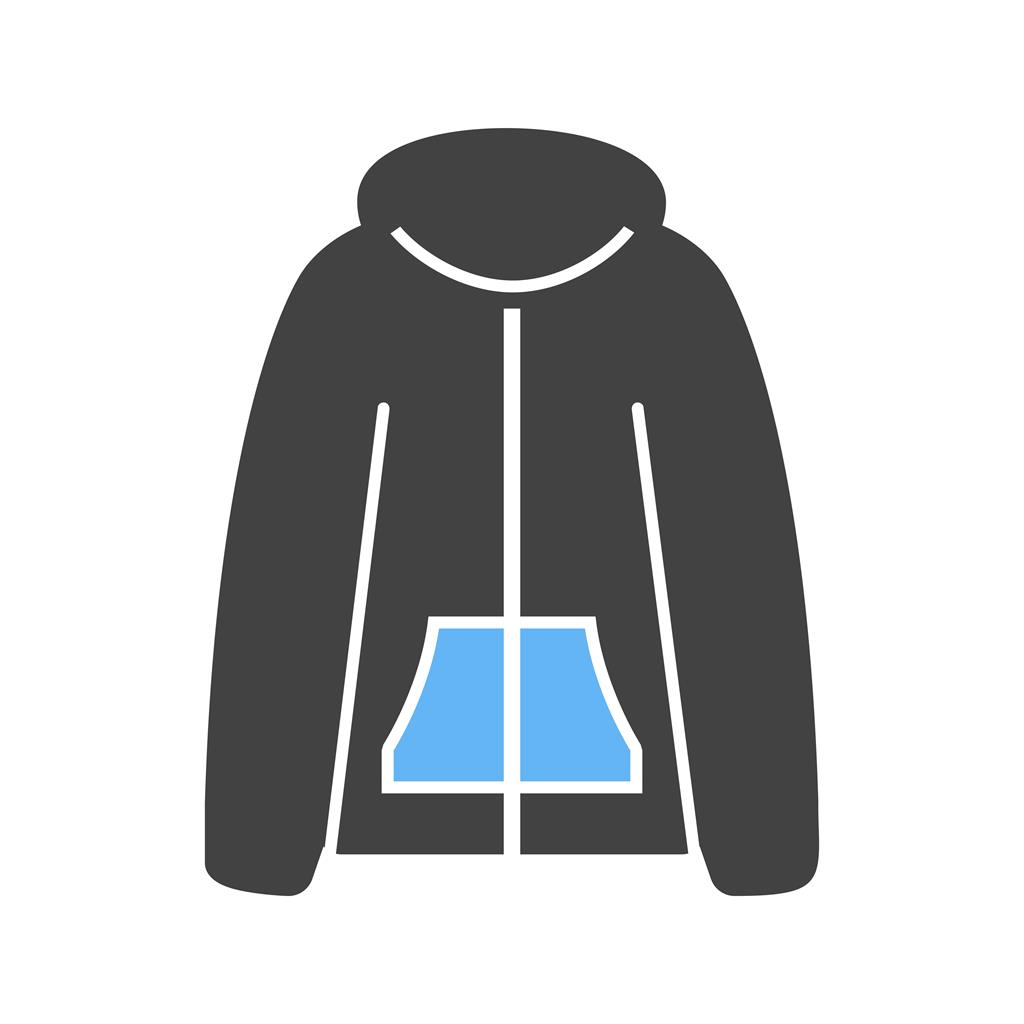 1024x1024 Warm Jacket Blue Black Icon