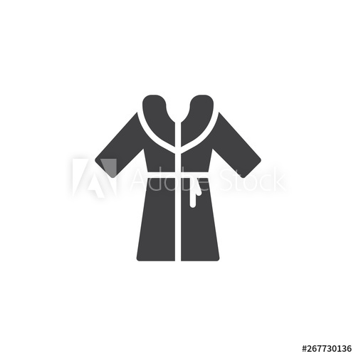 500x500 Female Coat Vector Icon Filled Flat Sign For Mobile Concept