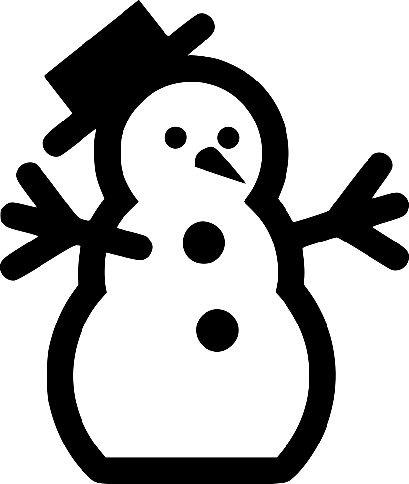 828x980 Snow Man Snowman Winter Png Icon Free Download