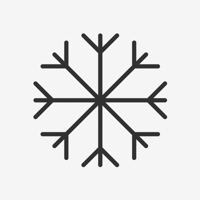 640x640 Vector Snow Flake Icon, Flake, Snow, Winter Icon Png And Vector